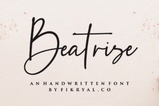Beatrise: A Script Font That Feels Like Home in Every Handmade Product