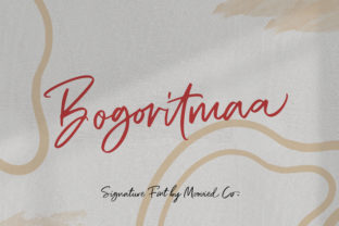 Bogoritmaa Font Review: A Modern Signature Typeface for Brand Design
