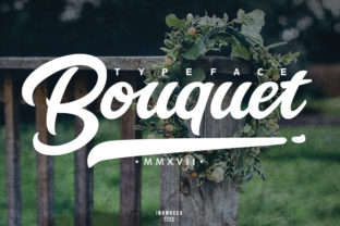Bouquet Font: A Handwritten Typeface for Crafters and Makers