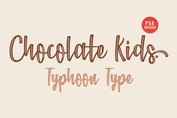 Chocolate Kids: A Playful Script Font for Editorial Design