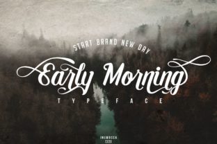Early Morning: A Script Font That Brings Warmth to Editorial Design