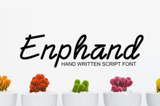 Enphand: A Handwritten Font for Makers Who Love Charm