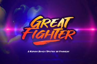 Great Fighter: A Handwritten Brush Font with Vintage Character
