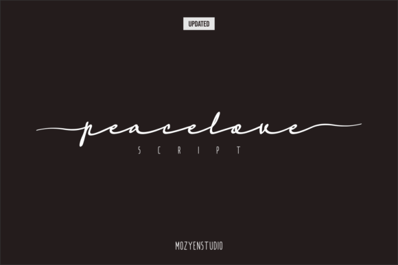 Peacelove: A Designer’s Honest Review of This Script Font