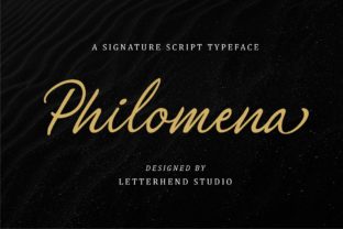 Philomena: A Playful Script Typeface for Modern Marketing Content