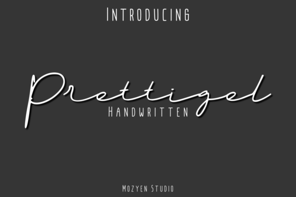 Prettigel: A Sweet Script Font for Handmade Creations