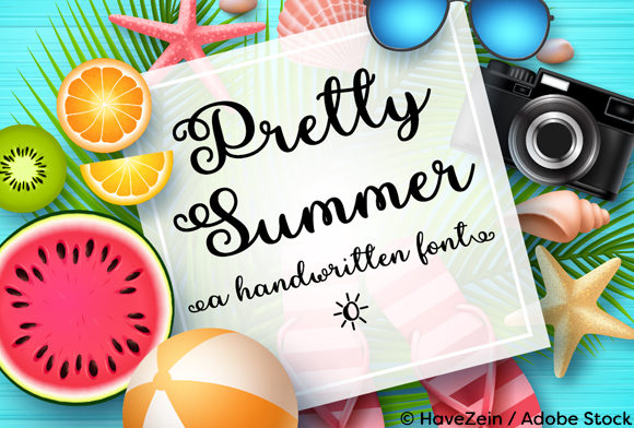 Pretty Summer: Why This Script Font Works for Campaign Design