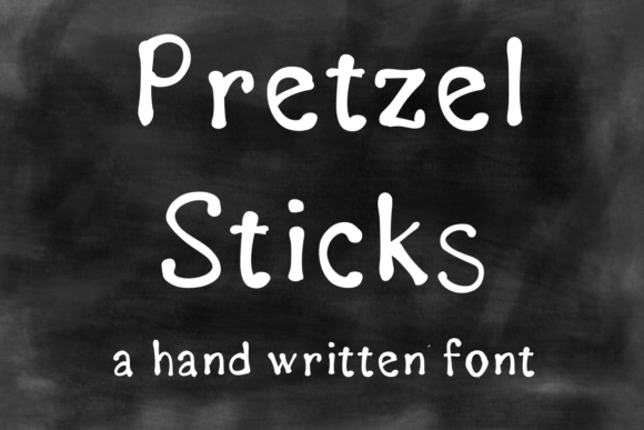 Pretzel Sticks: A Whimsical Font for Business Branding