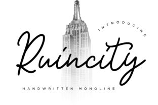 Ruincity: A Casual Script Font for Editorial Design