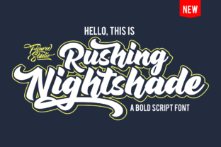 Rushing Nightshade: A Bold Script Font for a Cohesive Brand Identity