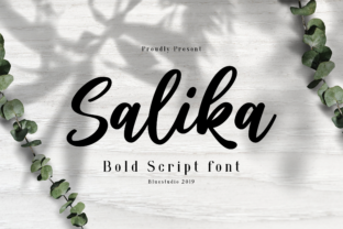 Salika Script Font: A Handwritten Delight for Crafters and Makers