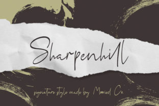 Sharpenhill: A Handcrafted Font for Makers and Small Shop Owners