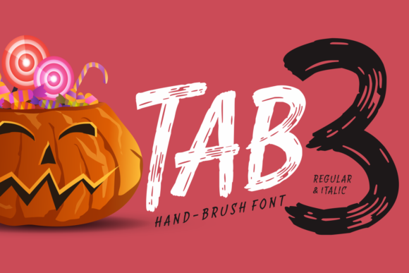 Tab 3 Brings Raw Handbrushed Energy to Web Typography