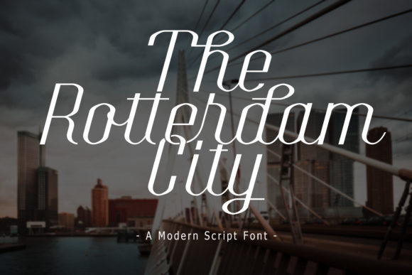 The Rotterdam City Font for Digital Branding and Web Design