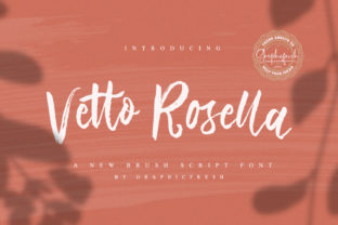 Vetto Rosella: A Script Font with a Personal Feel for Branding Projects